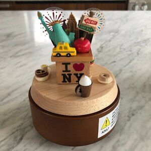 Papyrus Wooderful Life Wooden Music Box - New York City